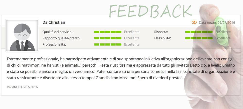 massimo baccano matrimonio live music eventi