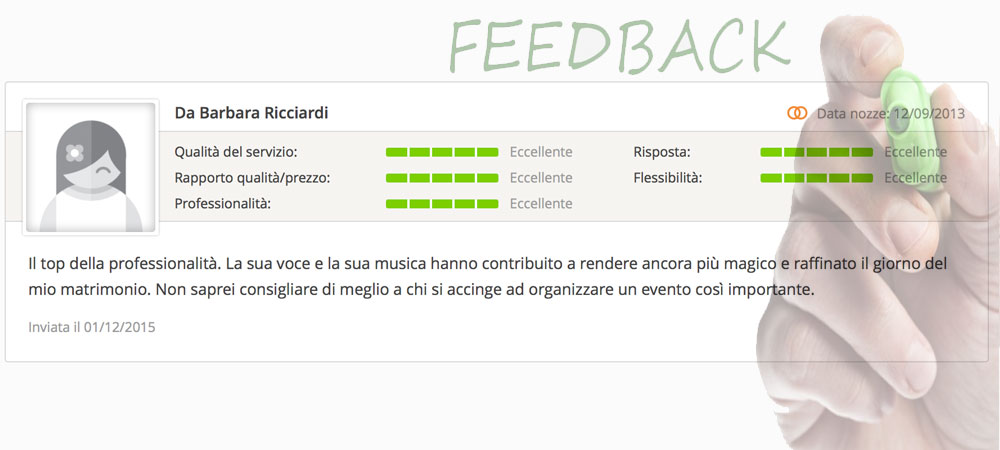 massimo baccano matrimonio live music eventi