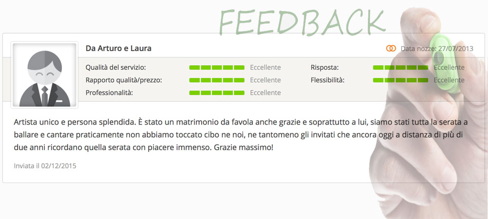 massimo baccano matrimonio live music eventi