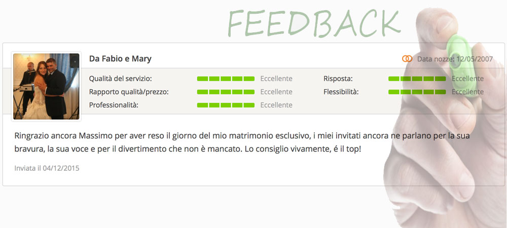 massimo baccano matrimonio live music eventi